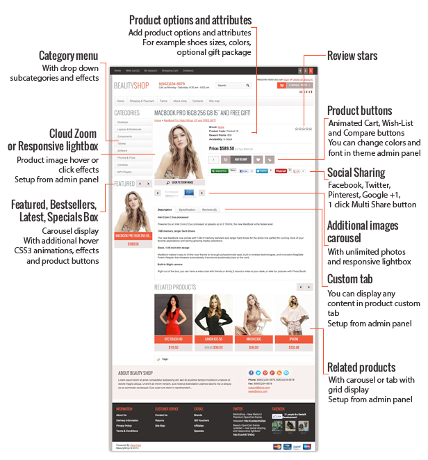 BeautyShop - Responsive OpenCart theme - 8