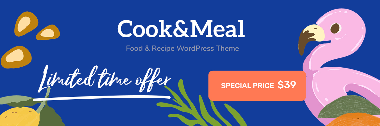 Cook&Meal - Food Blog & Recipe WordPress Theme - 5